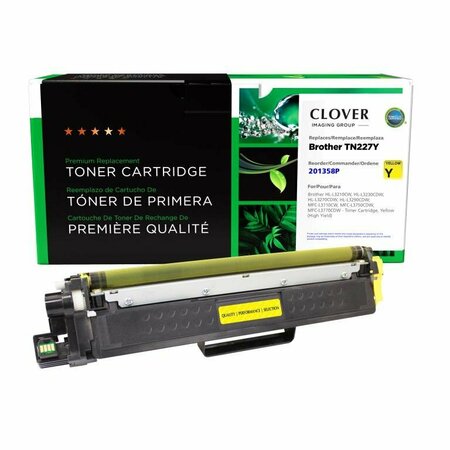 CLOVER IMAGING GROUP Remanufactured High Yield Yellow Toner Cartridge for Brother TN433Y 201358P